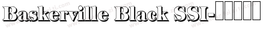 Baskerville Black SSI字体转换